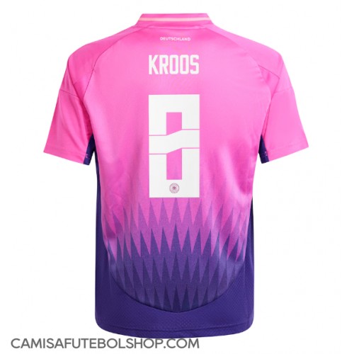 Camisa de time de futebol Alemanha Toni Kroos #8 Replicas 2º Equipamento Europeu 2024 Manga Curta